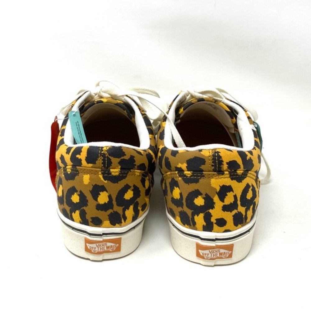 💖MEGA SALE💖VANS Comfycush Old Skool Leopard Yellow Black Womens VN0A5DYC9KK - Picture 9 of 11